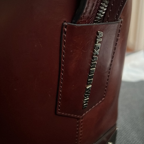 Alexander Wang Emile Bag In Burgundy - Picture 16 of 16